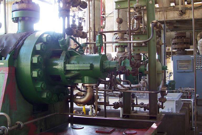 Die Wellen von doppelt gelagerten Pumpen sicher abgedichtet