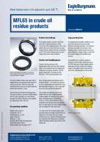 Solution: Metal bellows seal MFL65 in crude oil residue products