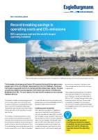 Solution: Record breaking savings in operating costs and CO2 emissions